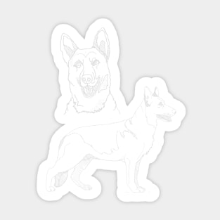 German Shepherd Sticker